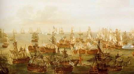 В каком проливе состоялась Гравелинская битва «Непобедимой армады» и флота Англии?