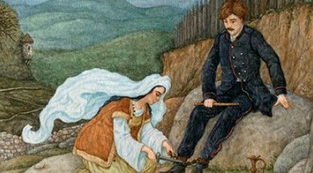 Чему черкешенка учила пленника в поэме Пушкина «Кавказский пленник»?