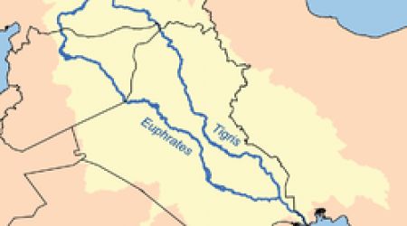 В какой стране находятся две великие реки - Тигр и Евфрат?