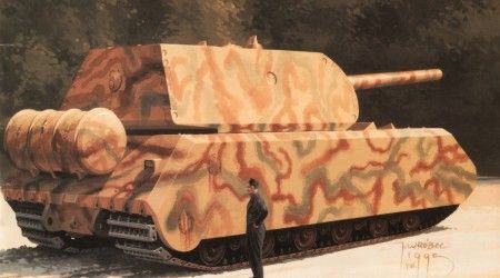 Немецкие танки назывались по мере возрастания мощности: “пантера”, “тигр”, “королевский тигр”. А как назывался самый мощный 188-тонный танк? 