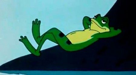 О чем спросила лягушка, прилетевших к ней на болото уток в мультфильме «Лягушка-путешественница»?