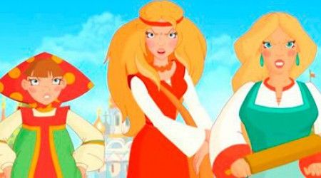 В кого превращается Шамаханская царица в конце мультфильма в мультфильме «Три богатыря и Шамаханская царица»?