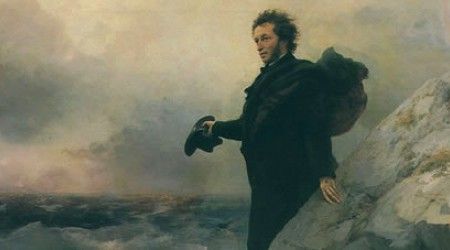 Кто написал фигуру Пушкина на картине Айвазовского «Прощание Пушкина с морем»?