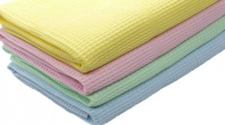 Как называется полотенце с переплетением нитей мелкими рельефными квадратиками?