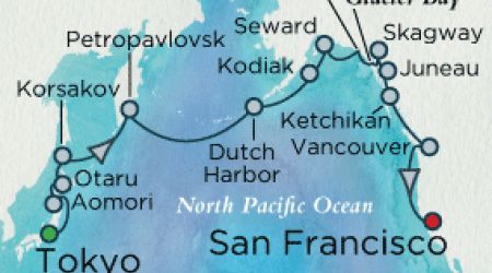 Какой океан разделяет Токио и Сан-Франциско?