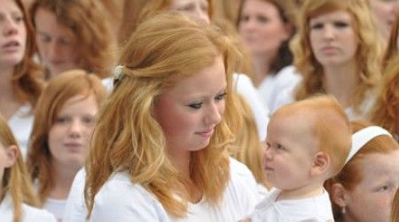 В какой стране рождается больше человек с рыжими волосами?