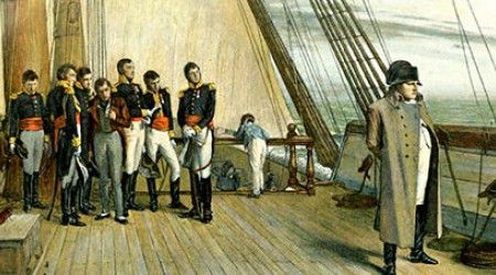 В ссылку на какой остров Наполеона Бонапарта доставил корабль «Нортумберленд»?