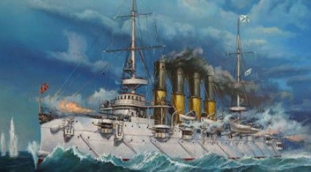 У берегов какого государства в 1904 году был затоплен крейсер «Варяг»?