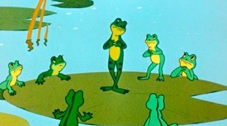 Когда лягушка ждала возвращения уток в мультфильме «Лягушка-путешественница»?
