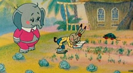 Что сделал с письмом Телёнок в мультфильме «Слонёнок и письмо»?