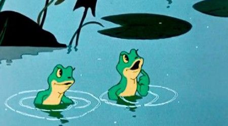 Каким образом утки менялись между собой, чтобы везти лягушку в мультфильме «Лягушка-путешественница»?