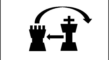 Какая из этих шахматных фигур участвует в рокировке?