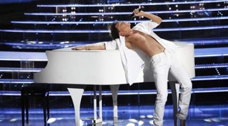 Кто вылез из рояля во время выступления Д. Билана на «Евровидении»?