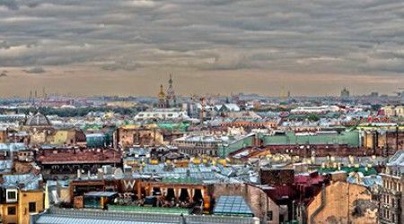 На каком соборе расположена панорамная вышка для осмотра достопримечательностей Санкт-Петербурга?