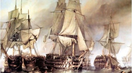 В какой битве погиб адмирал Горацио Нельсон?