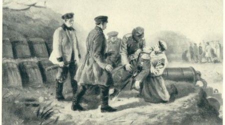 Кисти какого русского художника принадлежит картина, отобразившая смерть адмирала П. С. Нахимова во время обороны Севастополя в Крымской войне  1853-1856 годов?