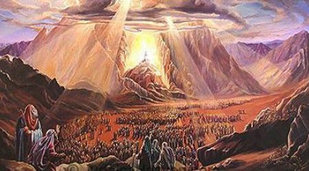 На какой горе Господь вручил Моисею 10 заповедей?