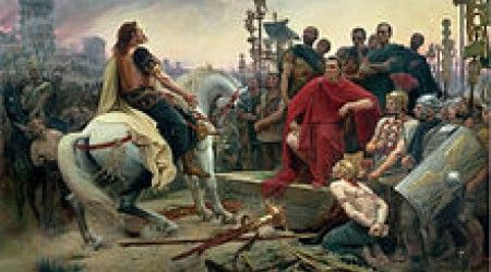 Как звали предводителя галлов, воевавшего против Юлия Цезаря?