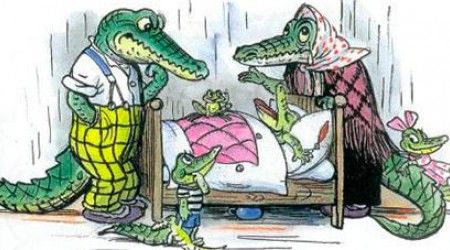 На каком языке умеет разговаривать крокодил в стихотворении К. Чуковского «Крокодил»?