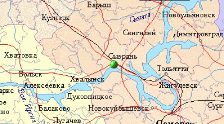 Портом на какой реке является город Сызрань?