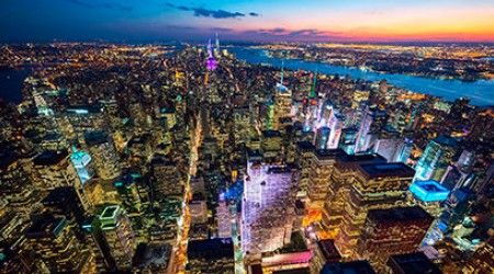 Сколько районов включает в себя город Нью-Йорк?