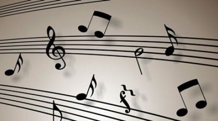 Какая нота расположена на третьей линейке нотного стана в скрипичном ключе?