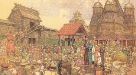 Как называлось народное собрание в древней и средневековой Руси?